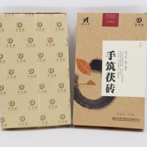 Hunan Anhua fekete tea egészségügyi tea kézi gyártása
