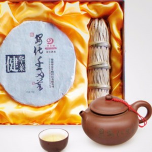 06 ezer sorozat nagy készlet tea hunan anhua fekete tea egészségügyi tea