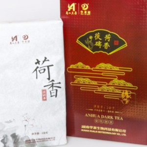 Lotus illatos fuzhuan tea hunan ahhua fekete tea egészségügyi tea