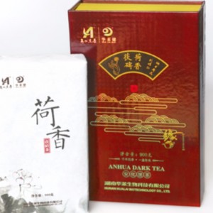 M állítja a lótusz illatos fuzhuan tea hunan anhua fekete tea egészségügyi teát