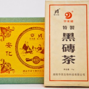 H készletek 1000g fekete tégla tea hunan anhua fekete tea egészségügyi tea